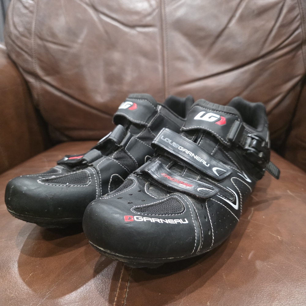Men's Black Athletic Cycling Shoes